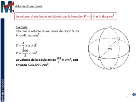 Découvrir 138 imagen volume boule formule fr thptnganamst edu vn