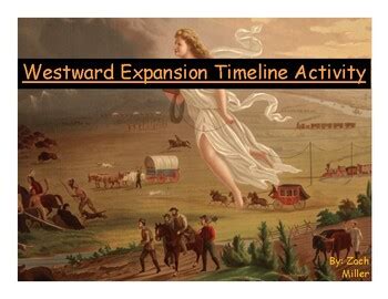 Westward Expansion Timeline Activity By Zach Miller TPT