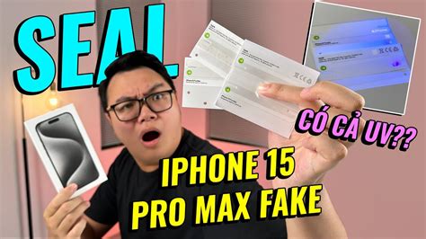 C Th D N Seal Iphone Pro Max Fake Nh Th T Ch K Youtube