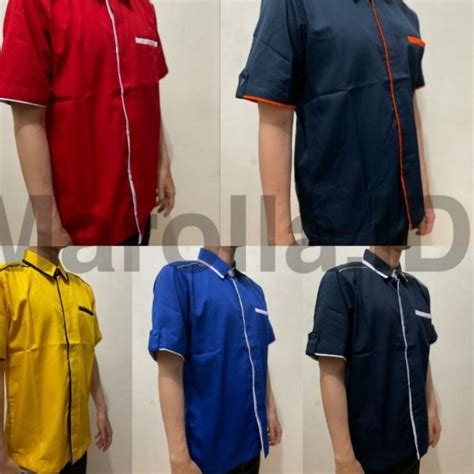 Jual Trend Seragam Kombinasi Kemeja Seragam Baju Kerja Seragam