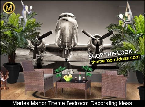 Decorating theme bedrooms - Maries Manor: airplane bedroom ideas ...