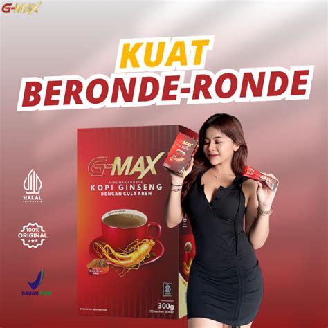 Jual KOPI G Max Original Penambah Stamina Lebih Lama Gmax Kopi Ginseng