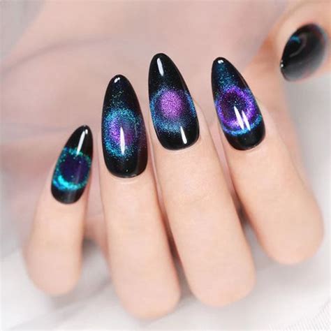 30 Cat Eye Nails Designs For An Ultra Chic Manicure