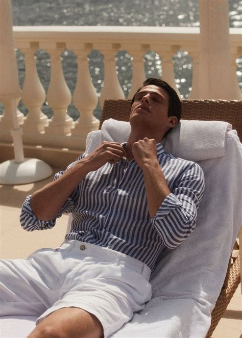 Mattia Regonaschi Models Massimo Dutti Summer Looks Money