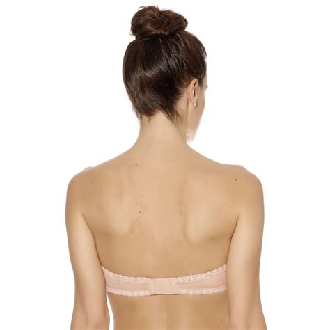 Podprsenka B TEMPT D FAITHFULLY YOURS STRAPLESS PUSH UP NUDE Caresse