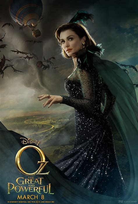 Oz The Great And Powerful Character Poster Rachel Weisz Heyuguys