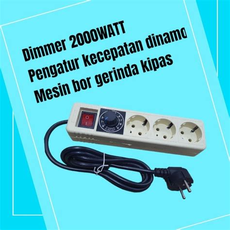 Jual Dimmer W Pengatur Kecepatan Bor Grinda Mesin Dinamo Dimer