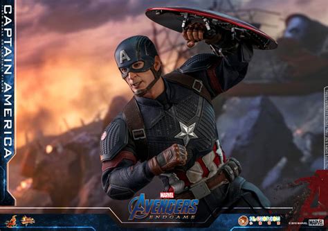 Hot Toys MMS Avengers Endgame Th Scale Captain America Collectible Figure