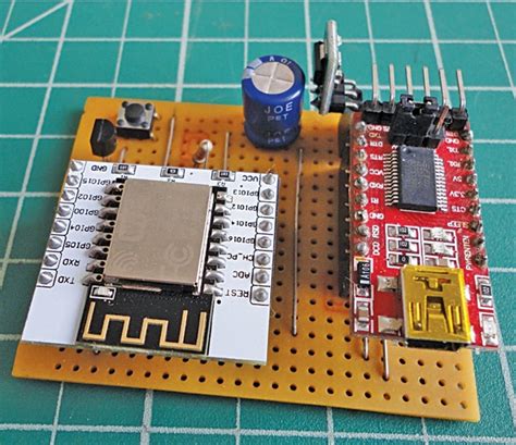 Esp8266 12ef Module Programmer Full Diy Project