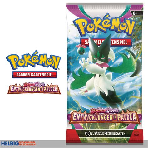 Pokemon Karmesin Purpur Kp Entwicklung In Paldea Evolved Booster