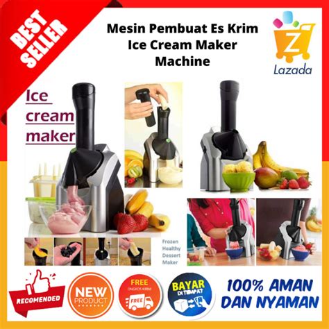 Mesin Pembuat Es Krim Ice Cream Maker Machine Alat Membuat Es Krim Roll