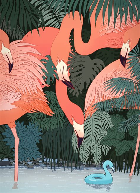 Blue Flamingo On Behance