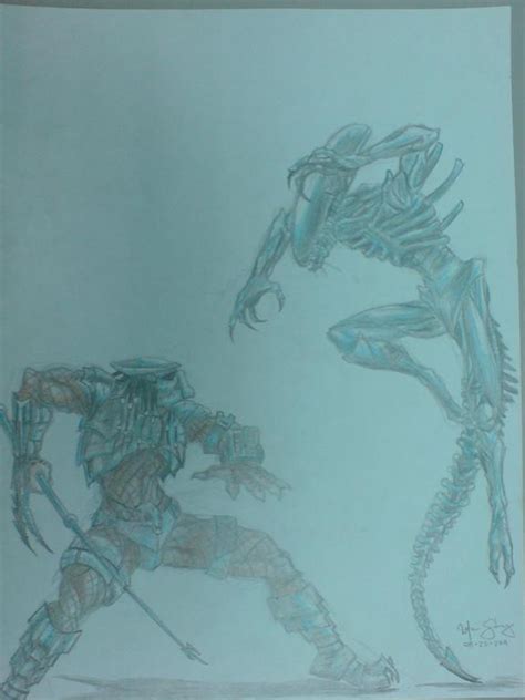 Alien vs Predator fan art by parascythe04 on DeviantArt