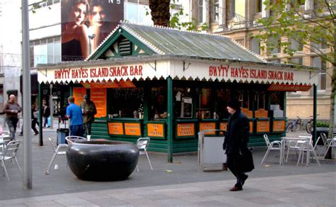 The Hayes Island Snack Bar Shop Cardiff