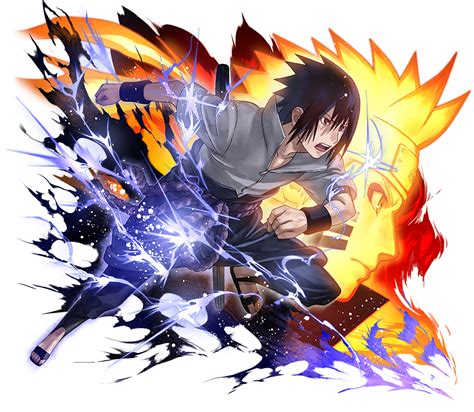 Sasuke Uchiha Naruto Uzumaki Naruto Blazing By Aikawaiichan On