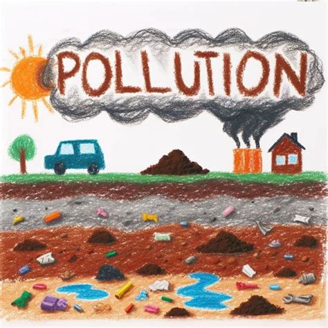 30 Pollution Drawings Land Water And Air Pollution Drawings In 2024