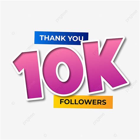 Teacher Thank You Clipart Vector Thank You For 10k Followers Premium