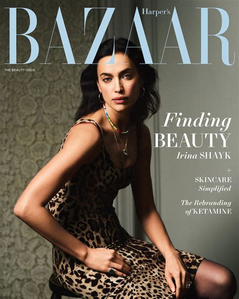 irina shayk covers harpers bazaar     bryan liston