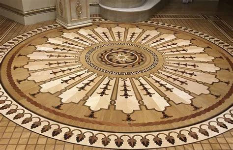 Wood Floor Medallions | Hardwood Floor Inlays | by Czar Floors