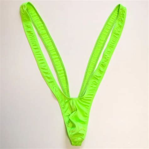 Hot Male Mens Sexy Jockstraps Spaghetti Strap Bkini Swimwear Penis Pouch Thongs G Strings