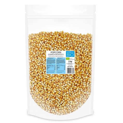 POPCORN ZIARNO KUKURYDZY BIO 5 Kg HORECA