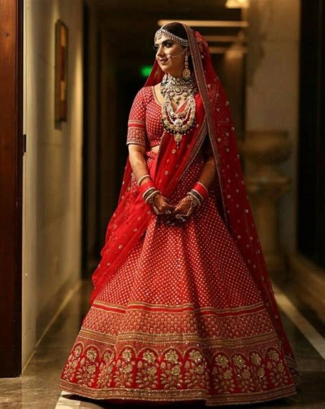 Stunning Red Bridal Lehengas To Have Perfect Look At Your Wedding