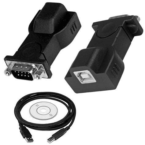 Usb To Rs232 Serial Db9 Adapter Cable Add An Rs232 Serial Port To Your Laptop Or Desktop