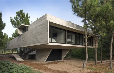 Бетонный дом для загородного отдыха в Аргентине | Architecture, House ...