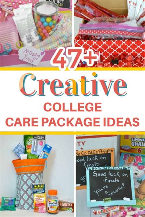 Collage Of Creative College Care Package Ideas