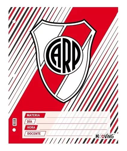 Separadores River Plate Escolar Materia Carpeta X Mooving Mercadolibre