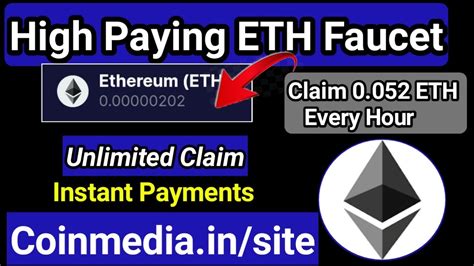 High Paying Eth Faucet Free Ethereum Faucet Claim Eth Every Hour