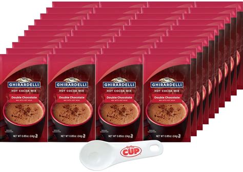 Ghirardelli Double Chocolate Hot Cocoa Mix 3 Pound Box Approximately 43 0 85 Oz Packets With