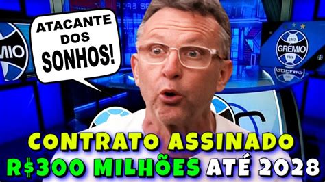 Not Cia Quente Oficial Atacante Agora Joga No Gr Mio Renato Vai