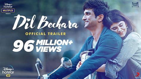 Sushant Singh Rajput’s Dil Bechara trailer breaks YouTube record ...