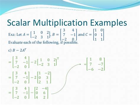 Lesson 2b Scalar Multiplication