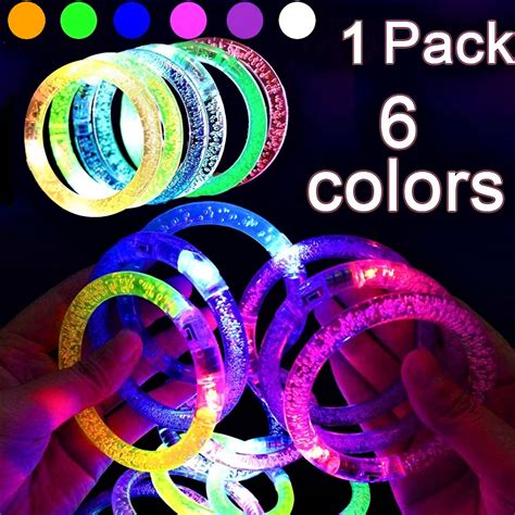 Jual LED Gelang Bercahaya Mainan Anak Kelap Kelip Gelang Neon Glow In