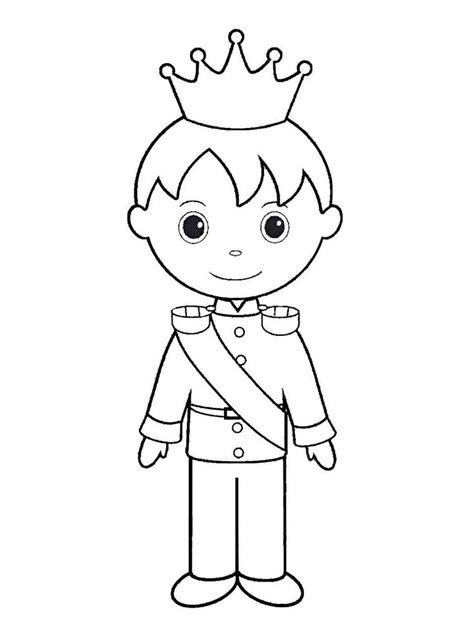 Prince Coloring Pages In Coloring Pages Stitch Drawing