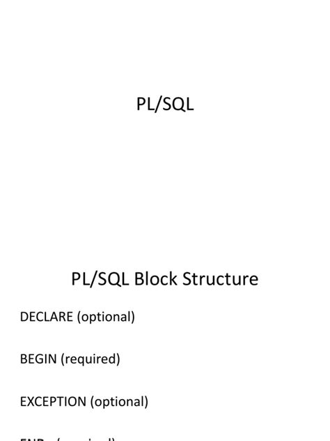 PDF PLSQL Presentation DOKUMEN TIPS