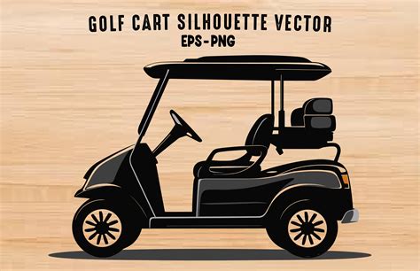 Golf Cart Vector Silhouette, Club Car Graphic by Gfx_Expert_Team ...