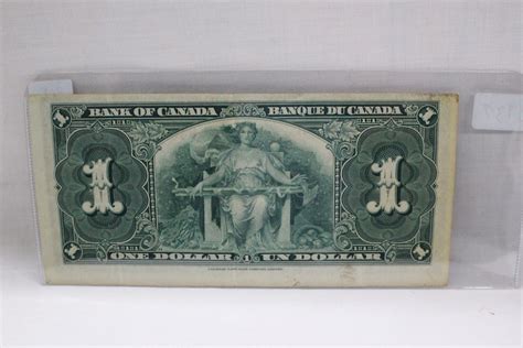 Canada Dollar Bill 1937 Hl 4093798 Irregular Margins