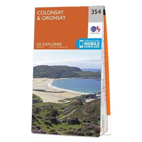 Ordnance Survey Explorer Map 354 Colonsay Oronsay