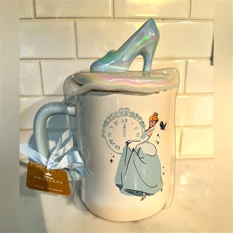 Rae Dunn Other Rae Dunn Cinderella Mug With Topper From The Disney