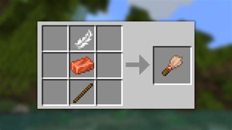 How to make a Brush in Minecraft