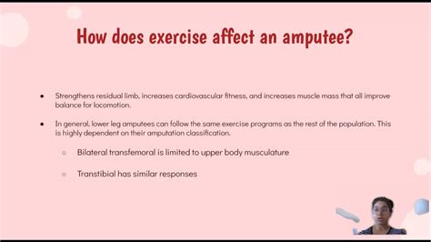 Lower Limb Amputation Presentation Youtube