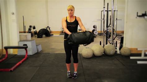 Exercise Demo Sandbag Rotational Lunge Youtube