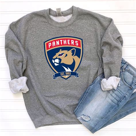 Florida Panthers Crewneck Sweatshirt Florida Panthers Hockey Florida