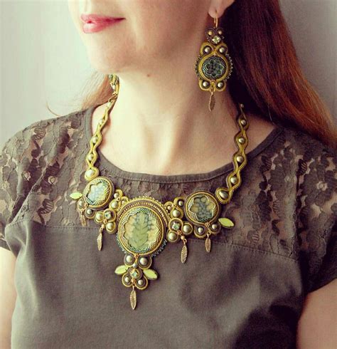 Комплект "Лесная нимфа" | Statement necklace, Jewelry, Necklace