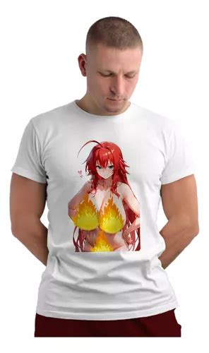 Playera Hb Hentai Ahegao Rias Gremory P137 Meses sin interés