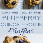 Blueberry High Protein Muffins With Quinoa Food Faith Fitness