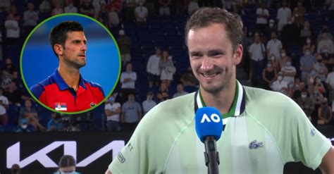 Daniil Medvedev S Comment On Novak Djokovic Got A Very Mixed Response